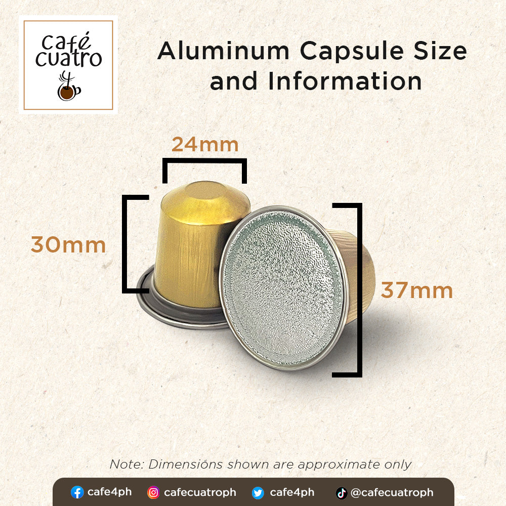 cafe4ph SARI-SARI Sampler Coffee Pods in Aluminum Nespresso - compatible Capsules (10 pods)